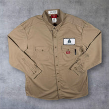 Load image into Gallery viewer, Dickies Workwear Shirt Brown Utility Mechanic Long Sleeve Chore Work Shirt XXL
