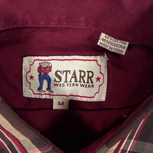 Load image into Gallery viewer, Vintage Starr Western Wear Cowboy Brown Multi Check Long Sleeve Popper Shirt

