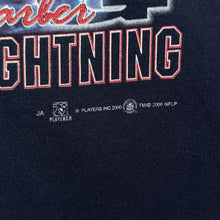 Load image into Gallery viewer, Vintage NFL (2000) New York Giants Ron Dayne Tiki Barber Graphic Navy Blue T-Shirt
