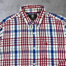Load image into Gallery viewer, Timberland Classic Plaid Check Pocket Logo Long Sleeve Cotton Shirt
