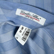 Load image into Gallery viewer, Hugo Boss Selection Cotonificio Albini Italian Cotton Blue Striped Dress Shirt
