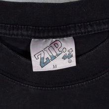 Load image into Gallery viewer, Vintage 90s Zip It London Dolphin Graphic T Shirt Black Mens M Ocean Moon
