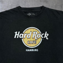 Load image into Gallery viewer, Hard Rock Cafe "Hamburg" Souvenir Logo Spellout Graphic T-Shirt
