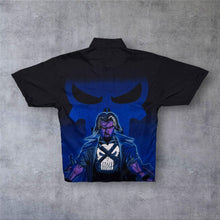 Load image into Gallery viewer, Early 00's Here + There C&amp;A Manga Anime Cartoon Polyester Short Sleeve Shirt
