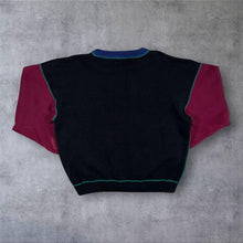 Load image into Gallery viewer, Vintage 90s Eddie Bauer Colour Block Knit Jumper Mens XL Cotton Retro
