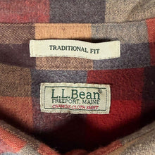 Load image into Gallery viewer, Vintage LL Bean Chamois Cloth Shirt Heavyweight Plaid Check Flannel Workwear XXL
