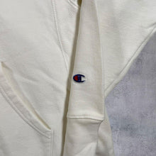 Load image into Gallery viewer, Champion Reverse Weave Rosemount Hockey Graphic White Pullover Hoodie
