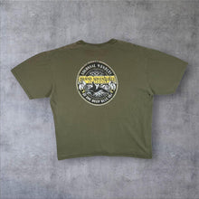 Load image into Gallery viewer, Anacortes "Washington" Orca Killer Whale Souvenir Graphic Khaki Brown T-Shirt
