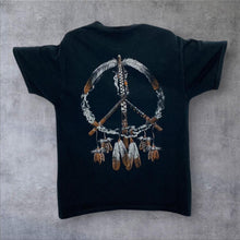 Load image into Gallery viewer, Early 00’s FOTL Native American Wolf Dream Catcher Nature Wildlife Graphic T-Shirt
