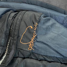 Load image into Gallery viewer, Vintage FILA Puffer Jacket L 52/54 Navy Blue White Retro Padded Coat
