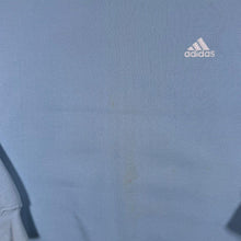 Load image into Gallery viewer, Early 00's Adidas Three Stripe Mini Logo Baby Blue Crewneck Sweatshirt
