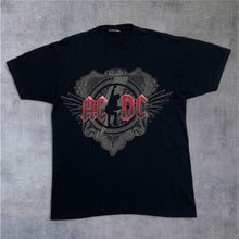 Load image into Gallery viewer, AC/DC (2009) Classic Logo Spellout Graphic Hard Rock Band T-Shirt
