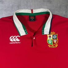 Load image into Gallery viewer, British &amp; Irish Lions Canterbury Rugby Shirt 2XL XXL Red Long Sleeve VapoDri
