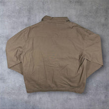 Load image into Gallery viewer, Thomas Nash Debenhams Classic Brown Canvas Cotton Zip Bomber Jacket
