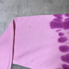 Load image into Gallery viewer, Champion Classic Embroidered Mini Logo Purple Tie Dye Crewneck Sweatshirt
