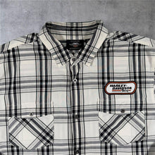 Load image into Gallery viewer, Harley Davidson MotorClothes Racing Plaid Shirt 2XL Tall Biker Motorcycle XXL
