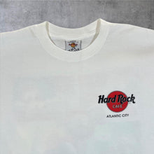 Load image into Gallery viewer, Vintage 90's Hard Rock Cafe "Atlantic City" Souvenir Logo Graphic White T-Shirt
