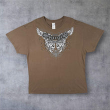 Load image into Gallery viewer, Sturgis Black Hills Rally 2019 T Shirt XL Skull Biker Motorcycle Double Sided Brown
