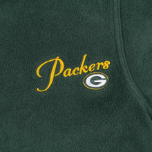 Load image into Gallery viewer, NFL Green Bay Packers Football Embroidered Mini Logo Green 1/4 Zip Fleece Sweatshirt
