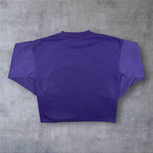 Load image into Gallery viewer, Vintage Giorgio Local Boyz Embroidered Spellout Purple Crewneck Sweatshirt
