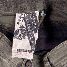 Load image into Gallery viewer, Vintage Y2K Hurley 999 Nine Nine Nine Cargo Pants W32 Khaki Green Skate Surf
