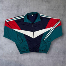 Load image into Gallery viewer, Vintage 90's C&amp;A Multi Colour Block Polyester Tracksuit Jacket
