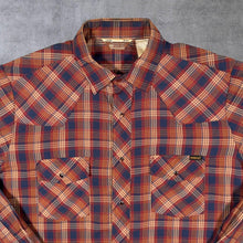 Load image into Gallery viewer, Vintage Sears Western Wear "Tall Size" Cowboy Multi Check Long Sleeve Popper Shirt
