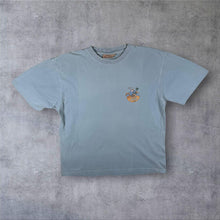 Load image into Gallery viewer, Early 00's Weird Fish "Fishin' Impossible" Faded Blue Graphic Cotton T-Shirt
