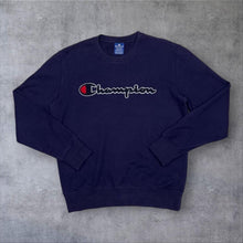 Load image into Gallery viewer, Champion Classic Chenille Big Logo Spellout Crewneck Sweatshirt
