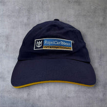 Load image into Gallery viewer, Vintage Royal Caribbean International Cruise Cap Navy Embroidered Strapback Hat
