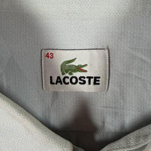 Load image into Gallery viewer, Vintage Lacoste Pale Grey-Blue Long Sleeve Cotton Button-Down Shirt
