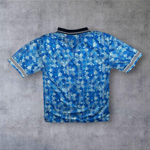 Load image into Gallery viewer, England 1990 Third Shirt Score Draw Retro Italia 90 Blue Football Jersey Large
