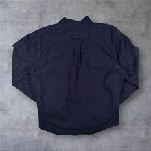 Load image into Gallery viewer, Levi's Navy Blue Polka Dot Patterned Long Sleeve Cotton Button-Down Shirt
