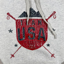 Load image into Gallery viewer, United States Olympics Team “Team USA” Spellout Graphic Grey Pullover Hoodie
