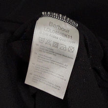 Load image into Gallery viewer, Barbour International "Aldea Overlayer" 1/4 Zip Black Fleece Hoodie
