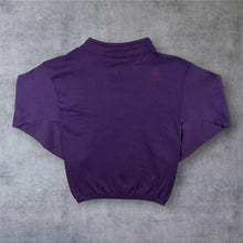 Load image into Gallery viewer, Vintage 90s Disney Designs Minnie Mouse Purple 1/4 Zip Sweatshirt USA OSFA Large
