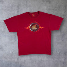 Load image into Gallery viewer, Vintage Budweiser Racing T Shirt XL Made USA Y2K Motorsport Graphic Red 2006
