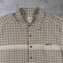 Load image into Gallery viewer, Early 00's Speedo Brown White Y2K Skater Gorpcore Cotton Check Shirt
