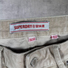 Load image into Gallery viewer, Superdry Spirit Of Japan 67 Slim Flare Corduroy Jeans W30 L33 Beige Cords
