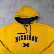 Load image into Gallery viewer, Colosseum "Michigan Go Blue" Wolverines College Embroidered Yellow Hoodie
