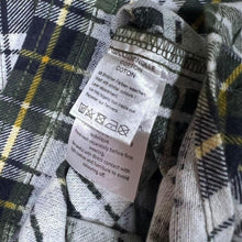 Load image into Gallery viewer, Vintage Lecanto Navy Khaki Yellow Plaid Check Long Sleeve Button-Up Flannel Shirt
