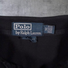 Load image into Gallery viewer, Early 00's Polo Ralph Lauren "Custom Fit" Big Pony Black Cotton Polo Shirt
