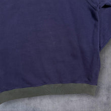 Load image into Gallery viewer, Vintage 90s Tommy Hilfiger Quarter Zip Sweatshirt XL Navy Green Striped Collar
