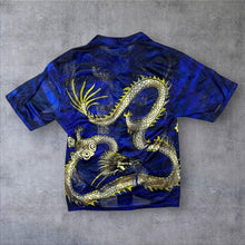 Load image into Gallery viewer, Early 00's Dian Dian Tong Gothic Y2K Dragon Graphic Short Sleeve Mesh Shirt
