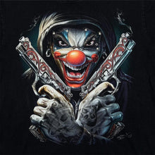 Load image into Gallery viewer, Rock Chang Gothic Horror Hooded Killer Clown Graphic T-Shirt
