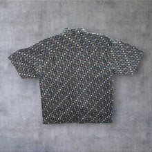 Load image into Gallery viewer, Vintage 90s City Streets Shirt Mens Large XL Geometric Abstract Ramie Short Sleeve
