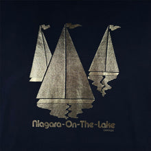 Load image into Gallery viewer, Vintage Niagara On The Lake Canada T Shirt Medium Gold Sailboat Single Stitch 80s
