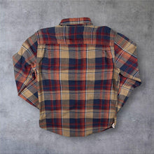 Load image into Gallery viewer, Early 00's Lee Navy Blue Red Multi Check Long Sleeve Cotton Button-Down Shirt
