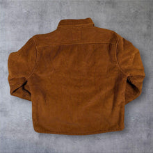 Load image into Gallery viewer, M&amp;S Mens Corduroy Borg Lined Overshirt XL 44-46 Camel Brown Sherpa Shacket

