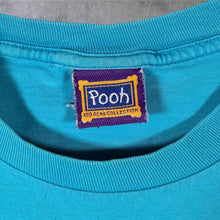 Load image into Gallery viewer, Vintage Winnie The Pooh "Pooh &amp; Tigger" Embroidered Blue Short Sleeve T-Shirt
